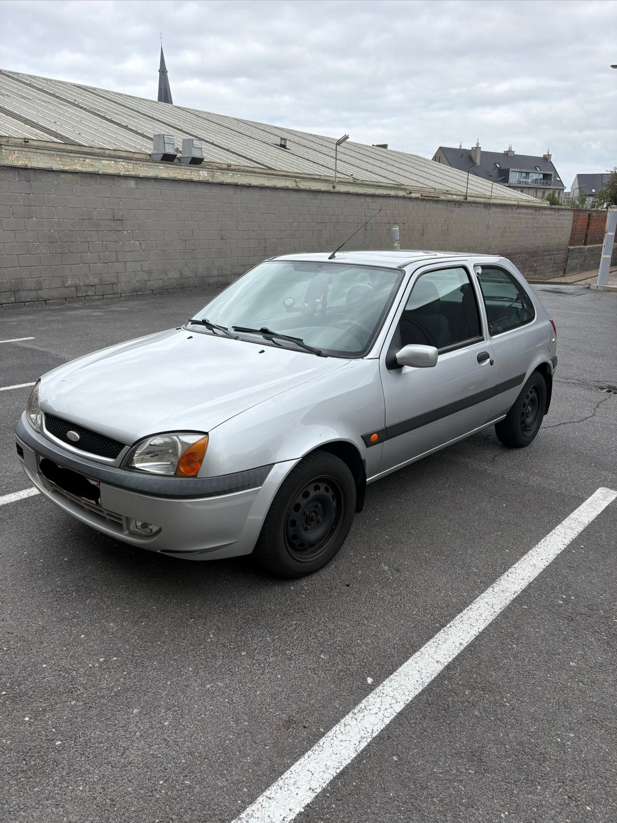 auto: Ford fiesta 2002, Auto's, Bluetooth, Stof, Zwart, Handgeschakeld