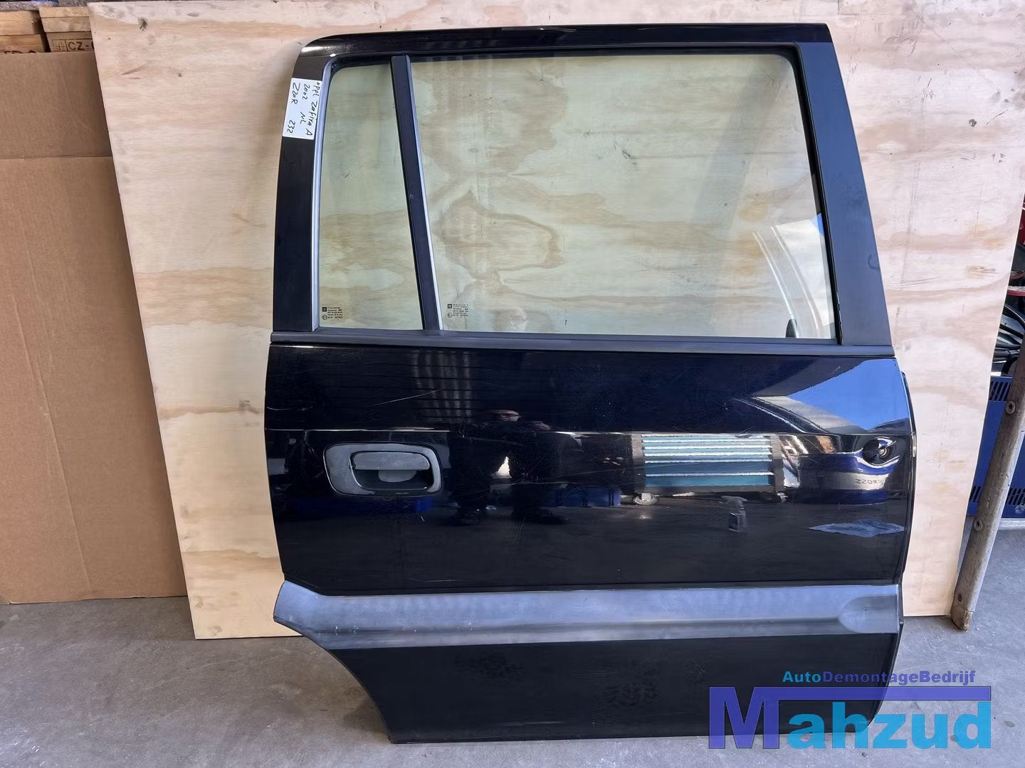 OPEL ZAFIRA A Zwart Z20R rechts achter deur portier 1998-200, Auto-onderdelen, Gebruikt, Deur, Kontakt@opel-infoservice.de, Opel