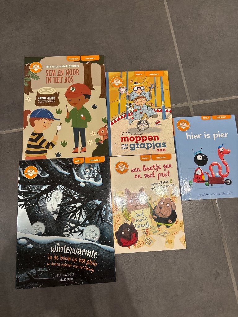 5 nieuwe boeken boektoppers 1 e leerjaar, Boeken, Ophalen of Verzenden, Nieuw