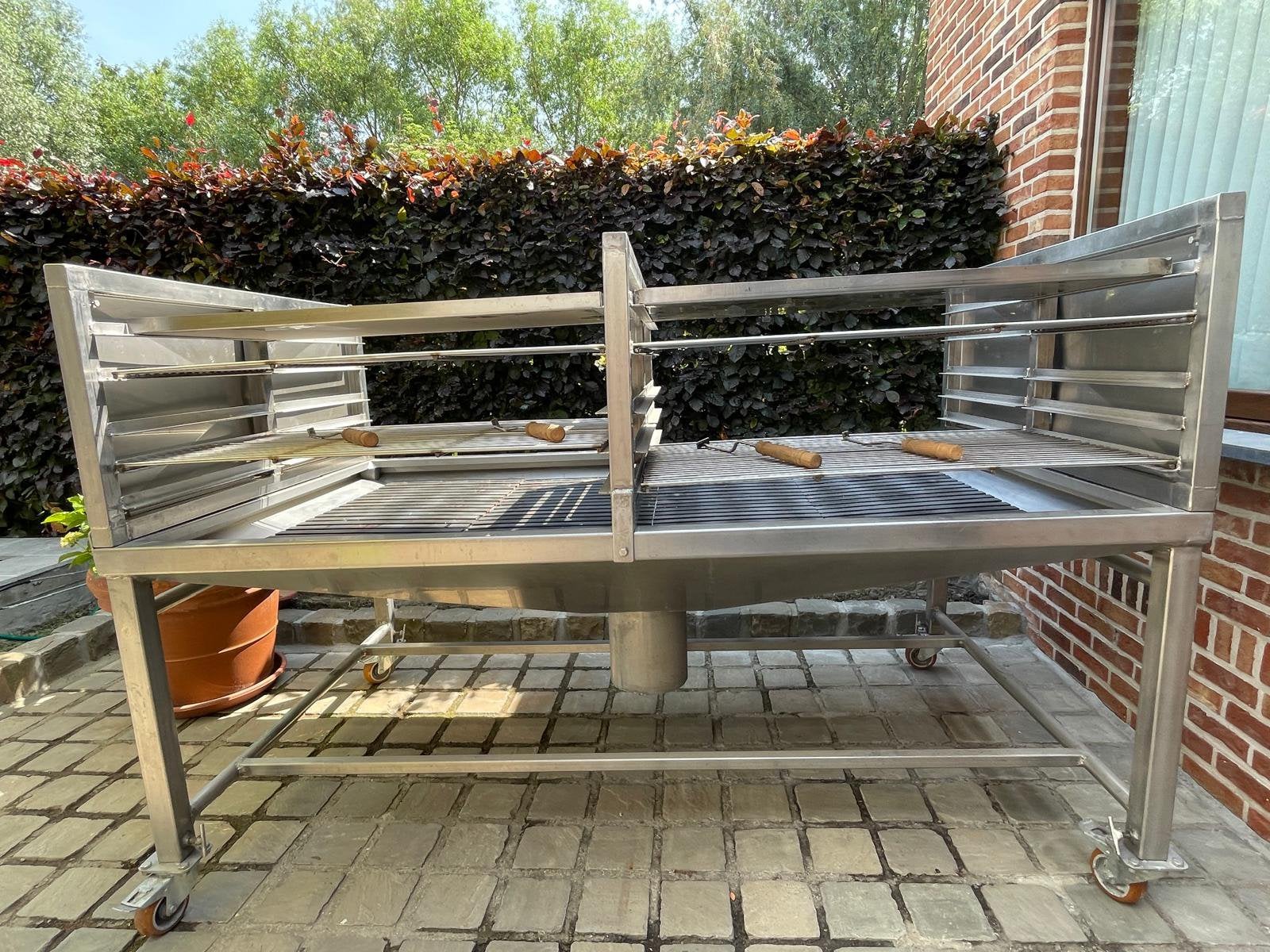 Barbecue XXXL inox, Ophalen, Nieuw