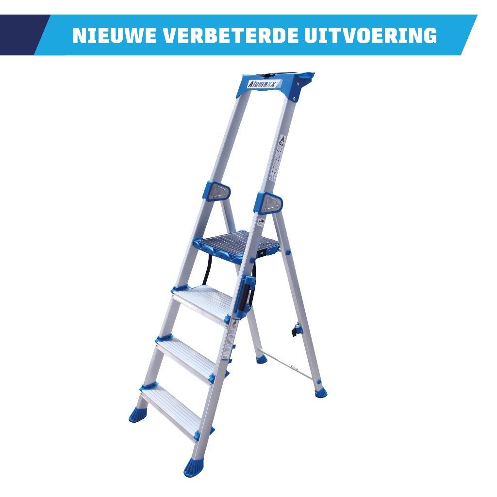 trapladder huishoudtrap 4 treden NIEUW, Ophalen, Nieuw, Trap