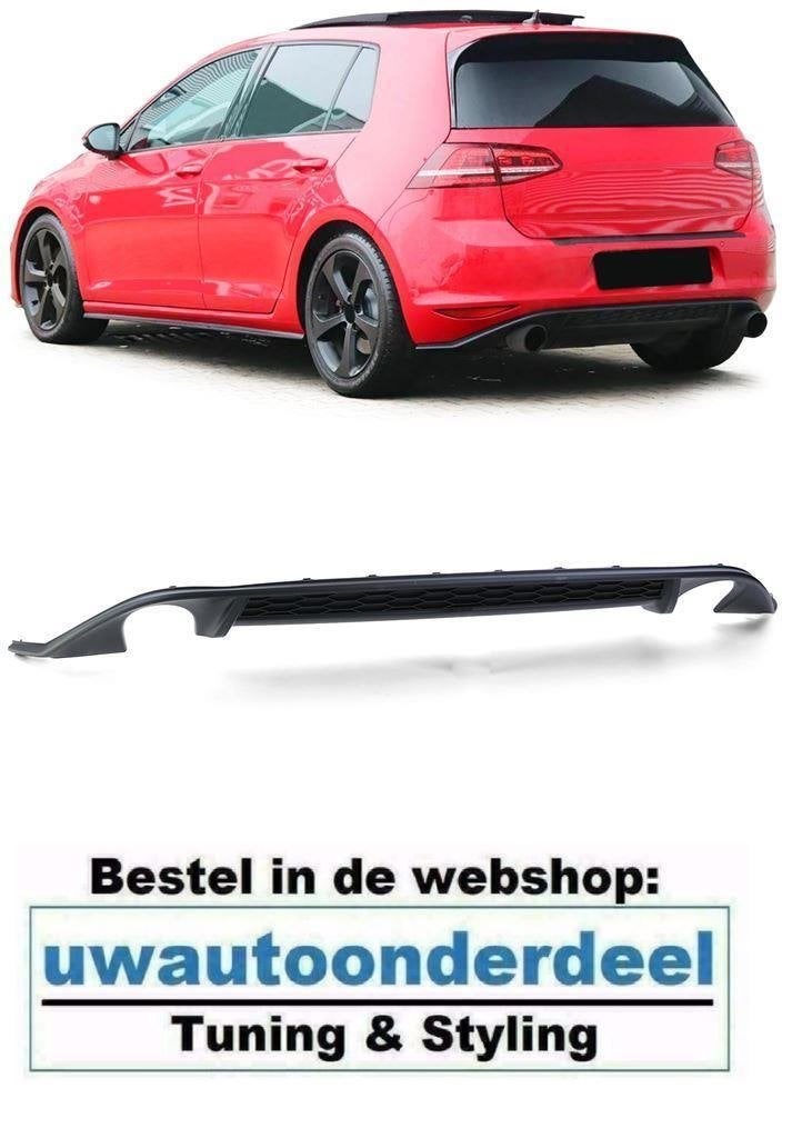 Sport Diffuser Glans Zwart Styling Geschitk Voor VW Golf 7 G, Verzenden