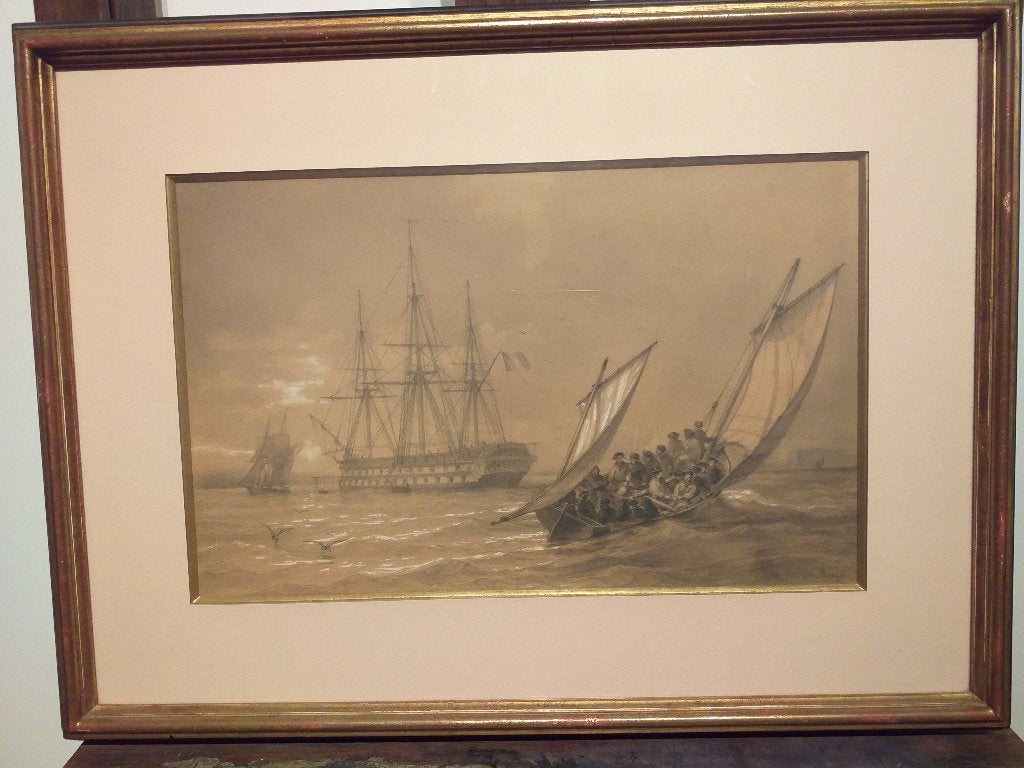 Potloodtekening, Antiek en Kunst, Kunst | Schilderijen | Klassiek, Ophalen of Verzenden