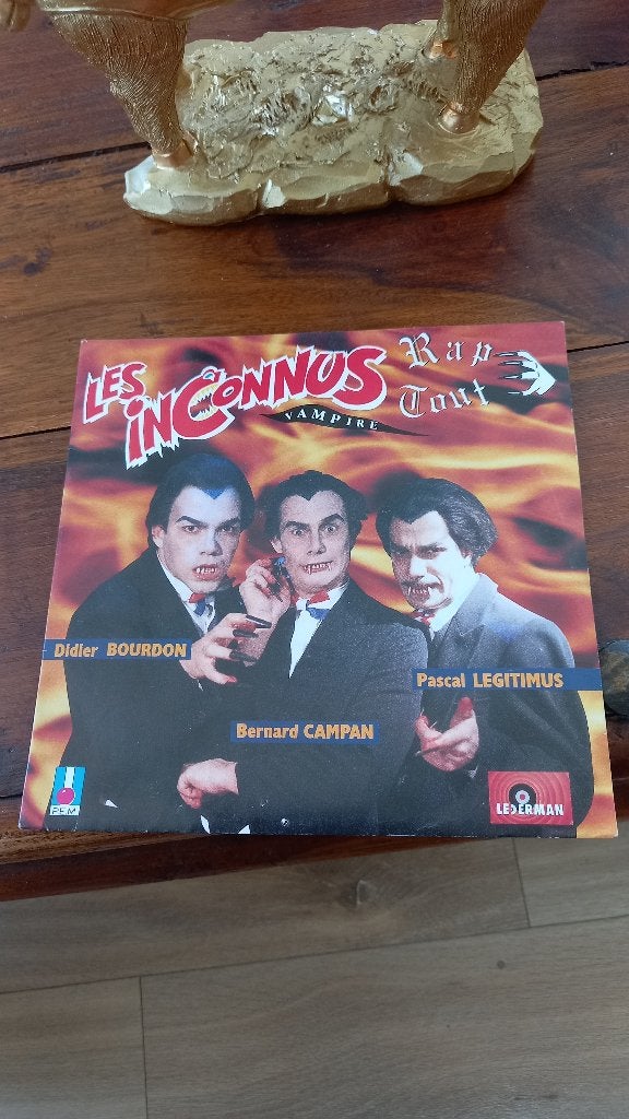 Vinyl (45t) les inconnus "rap tout", Cd's en Dvd's, Ophalen, Zo goed als nieuw, Pop