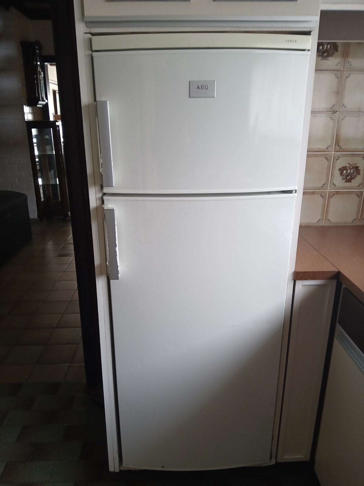 koelkast en vriezer AEG, Elektronische apparatuur, Gebruikt, Minder dan 45 cm, Energieklasse A of zuiniger, Ophalen