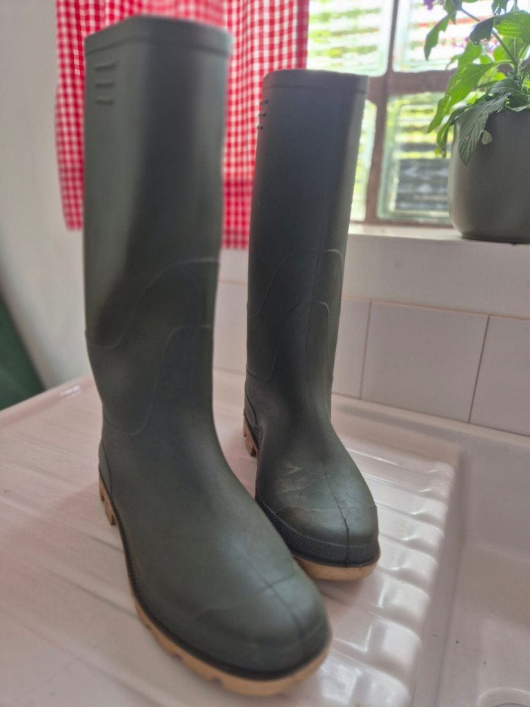 Regenlaarzen, Vêtements | Femmes, Chaussures, Bottes de pluie, Comme neuf, Vert, Enlèvement