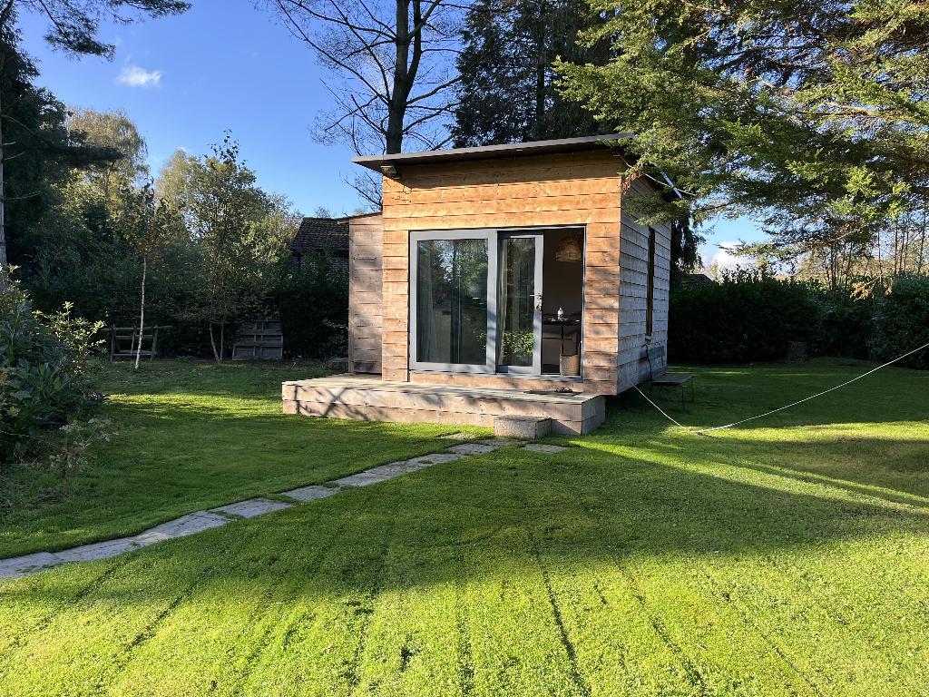 Tiny house te koop op prachtig stuk grond in Stekene, Immo, Résidences secondaires à vendre, Province de Flandre-Orientale, Chalet