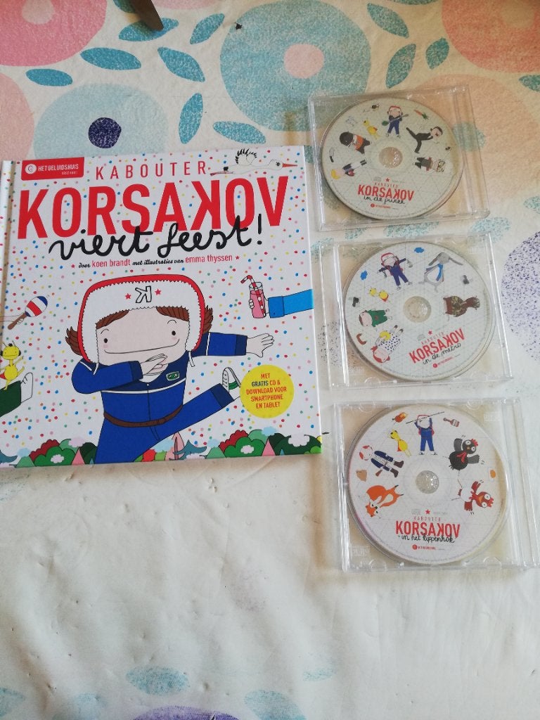 het geluidshuis kabouter korsakov, Boeken, Ophalen of Verzenden, Het geluidshuis, Cd, Kind