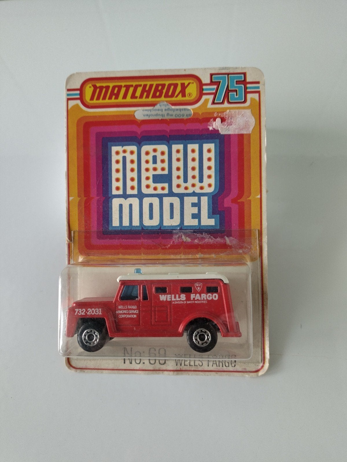 Vintage Matchbox Armored Truck AFHALING LEES BESCHRIJVING, Enlèvement, Neuf, Voiture, Matchbox