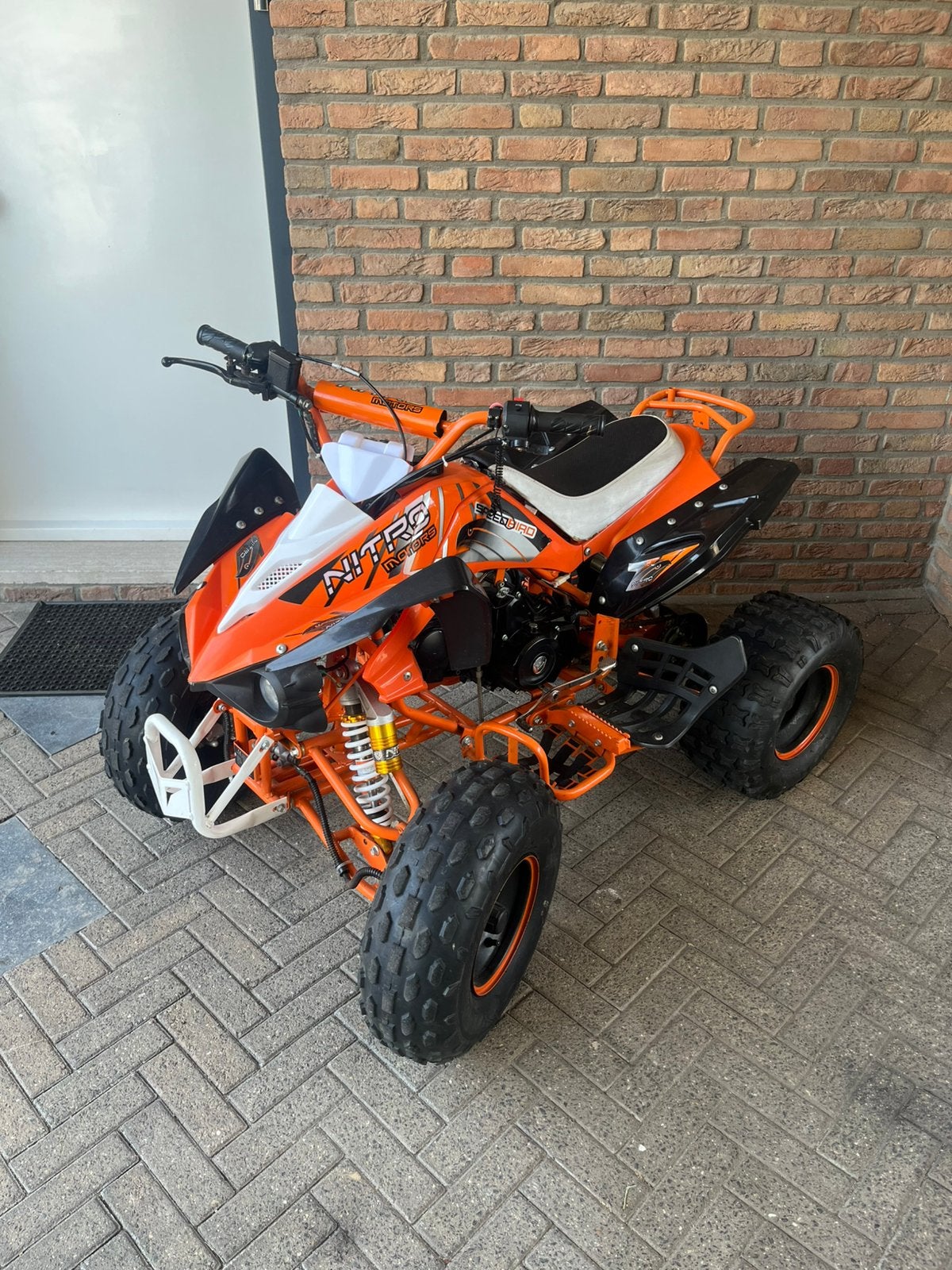 Nitro Motors Speedbird 110cc Benzine Oranje, Fietsen en Brommers, Minibikes, Midibikes en Pitbikes, Zo goed als nieuw, Ophalen of Verzenden