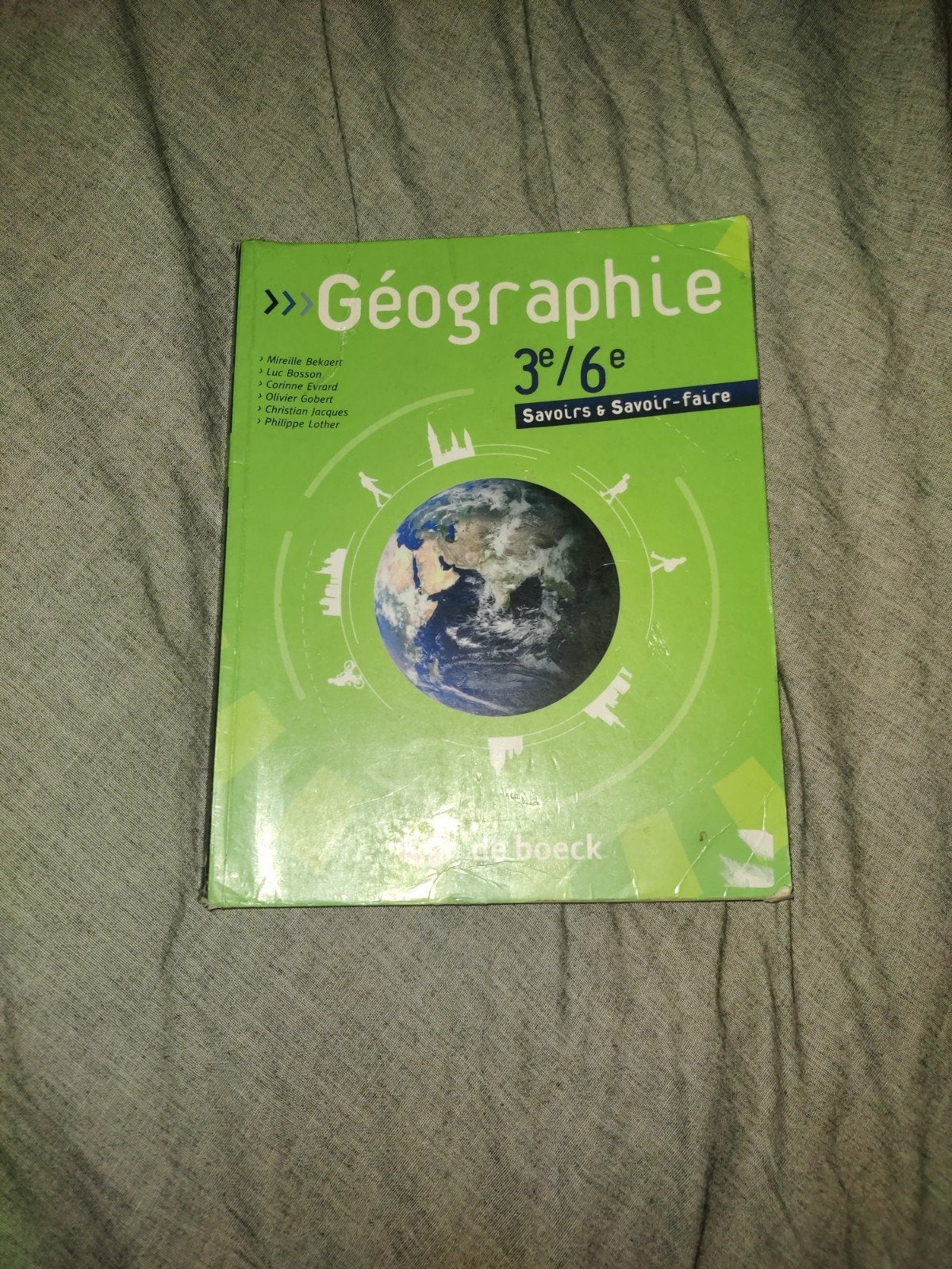 Livre scolaire : géographie 3e à 6e secondaire, Livres, Livres scolaires, Enlèvement ou Envoi, Utilisé, Secondaire, Géographie
