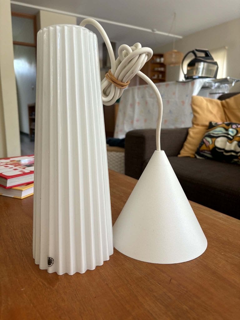 Vintage IKEA 365+ LUNTA T0712 hanglamp, Huis en Inrichting, Lampen | Hanglampen, Ophalen, Nieuw, Glas, Vintage/ scandinavisch