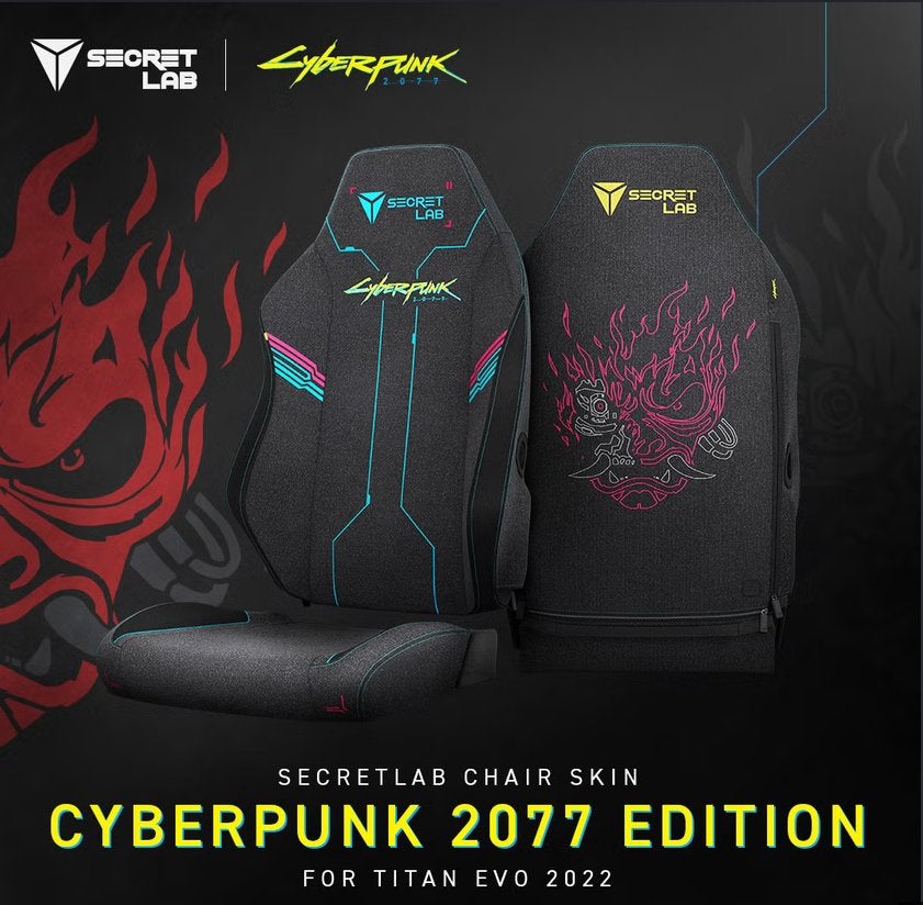 Housse de Chaise Secretlab SKINS XL Cyberpunk 2077, Neuf, Enlèvement ou Envoi, Ergonomique, Chaise de bureau