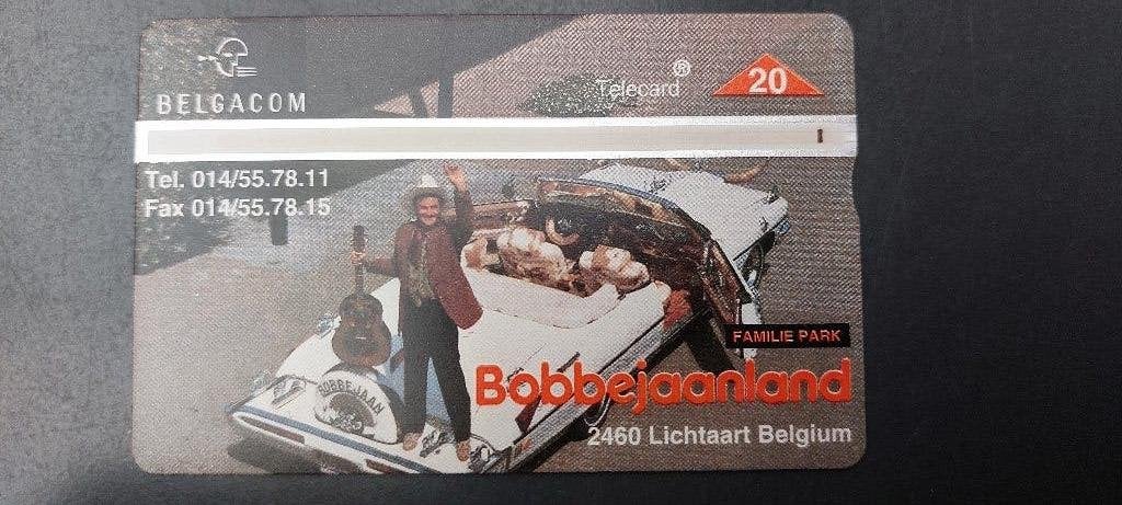 Telefoonkaart bobbejaan schoepen bobbejaanland, Collections, Enlèvement ou Envoi, Utilisé