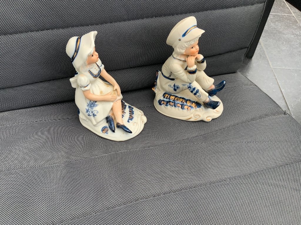 Vintage porseleinen beeldjes, Ophalen, Zo goed als nieuw