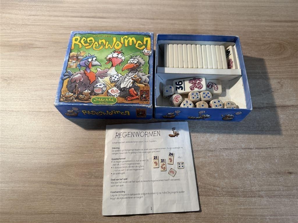 regenwormen - 999 games - s6457, Verzenden, Zo goed als nieuw
