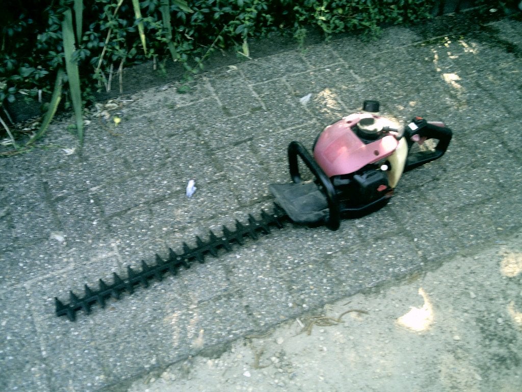 Benzine heggeschaar gebruikt, Ophalen, Gebruikt, Benzine