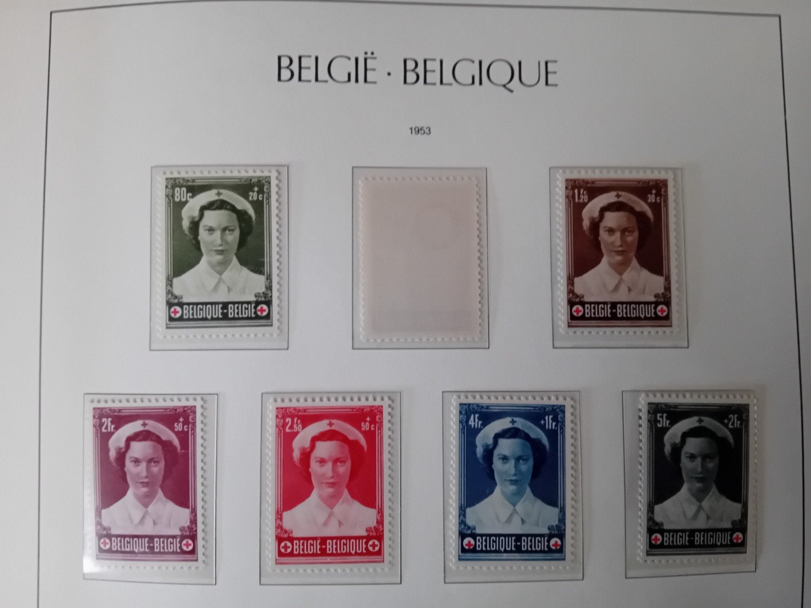 Timbres de Belgique n 912/917** lot 195P, Enlèvement ou Envoi, Neuf
