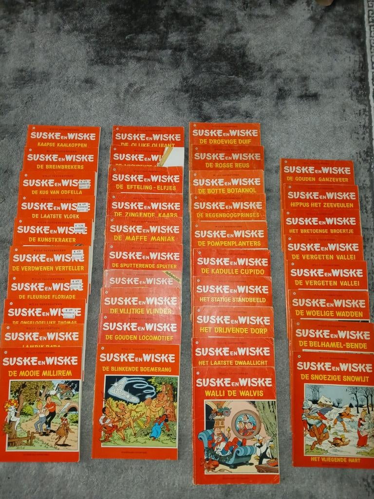 37x Suske en Wiske albums - Rode Reeks, Boeken, Willy Vandersteen, Ophalen of Verzenden, Zo goed als nieuw, Meerdere stripboeken