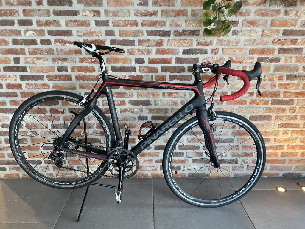 Racefiets Pinarello - Maat 55 - Full carbon - Koersfiets, Autres marques, Frein sur jante, Enlèvement, 28 pouces