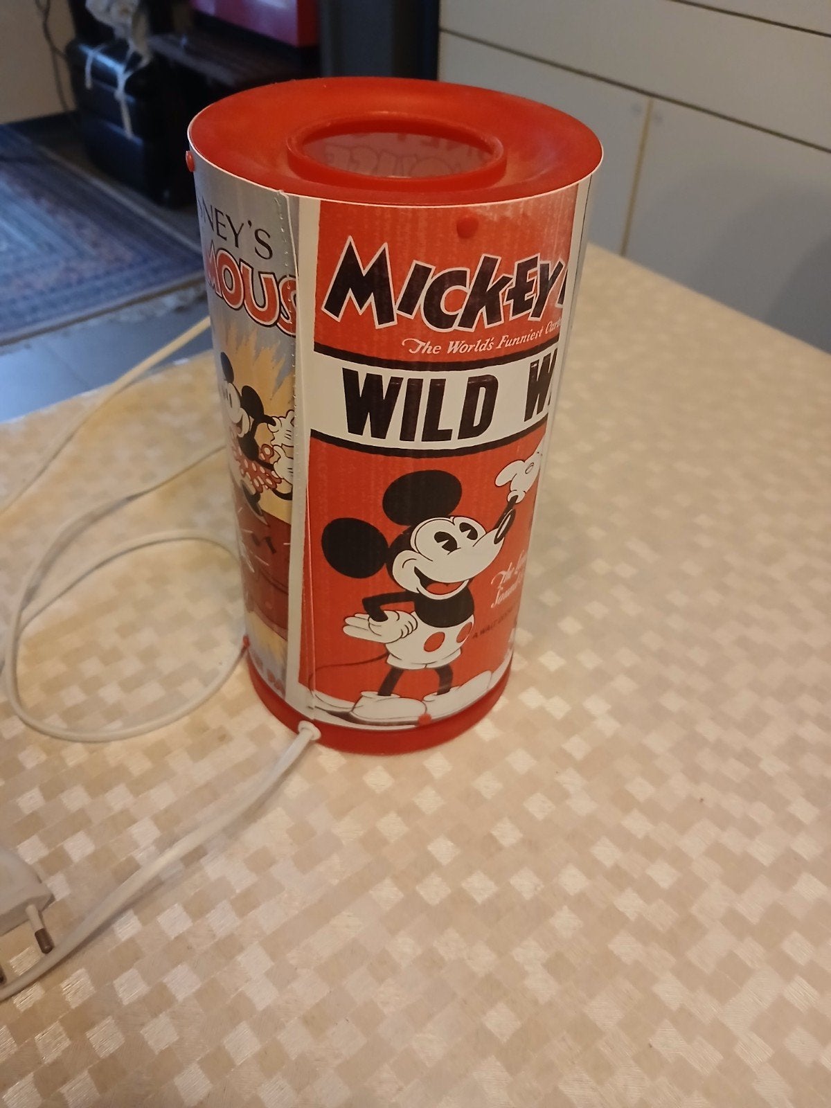 Lampe de table Walt Disney, Collections, Enlèvement ou Envoi, Mickey Mouse, Utilisé, Autres types