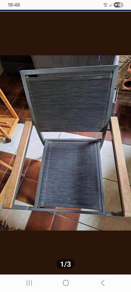 Stoel met leuningen Voor binnen en buiten, Ophalen