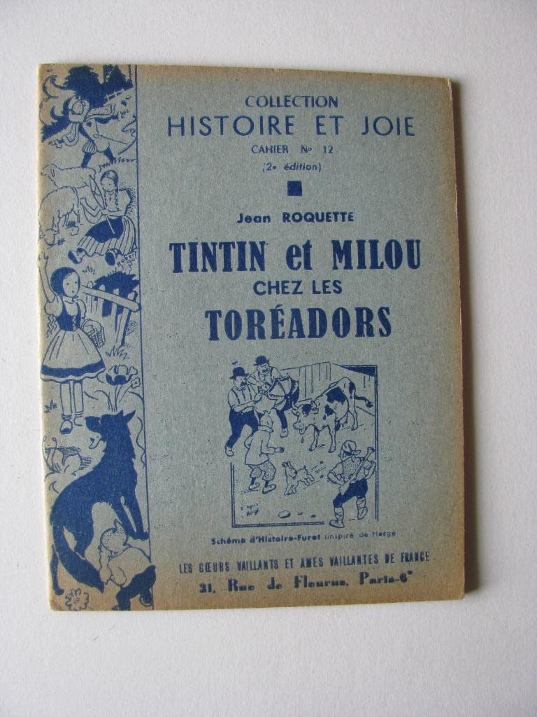 Kuifje en Snowy met de Toreadors-1947., Verzenden, Kuifje