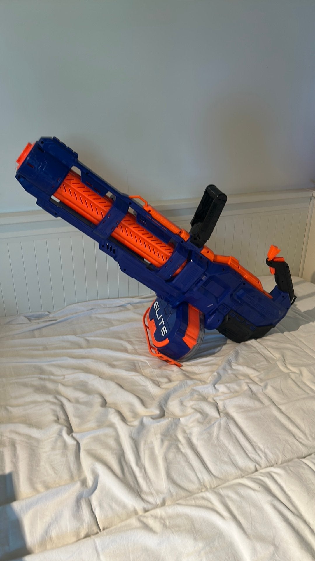 Nerf minigun, Ophalen, Zo goed als nieuw
