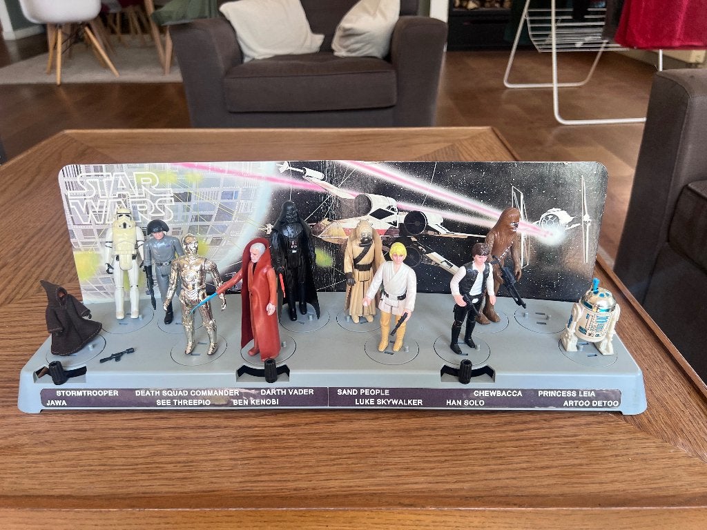 Star Wars display a new hope met figuren, Verzamelen, Star Wars, Ophalen of Verzenden, Gebruikt, Overige typen