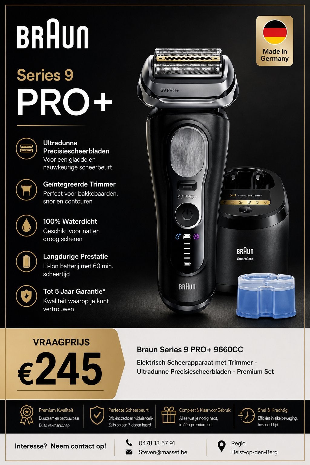Braun series 9 PRO, Electroménager, Enlèvement, Comme neuf