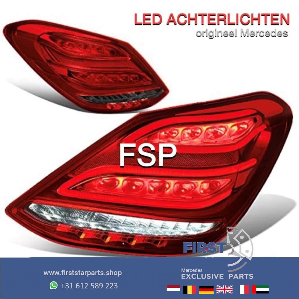 W205 LED ACHTERLICHT SET ORIGINEEL Mercedes C Klasse LINKS+R, Autos : Pièces & Accessoires, Éclairage, Mercedes-Benz, Utilisé
