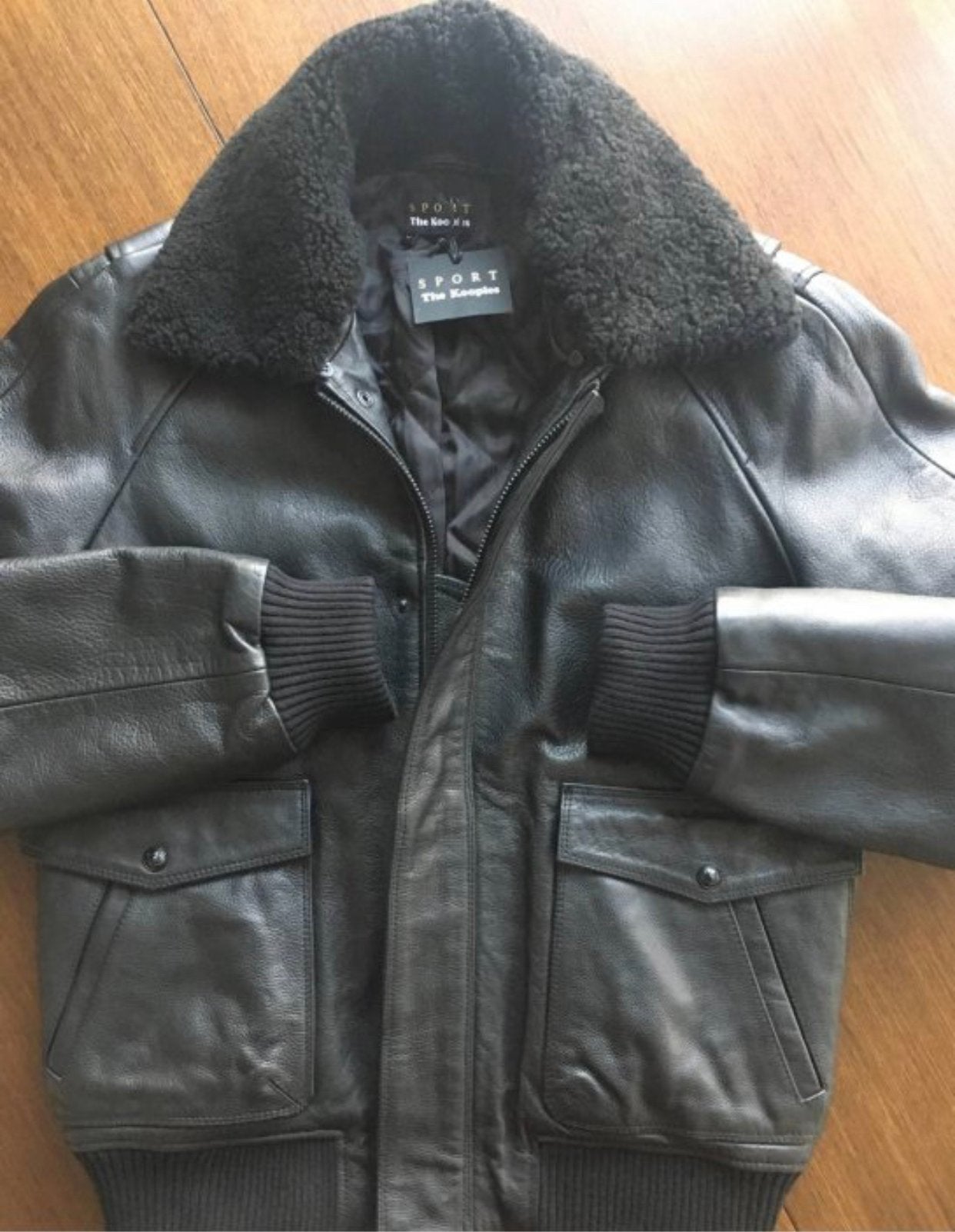 Veste The Kooples d’origine ,Cuir., Enlèvement, Neuf, Taille 48/50 (M), Noir