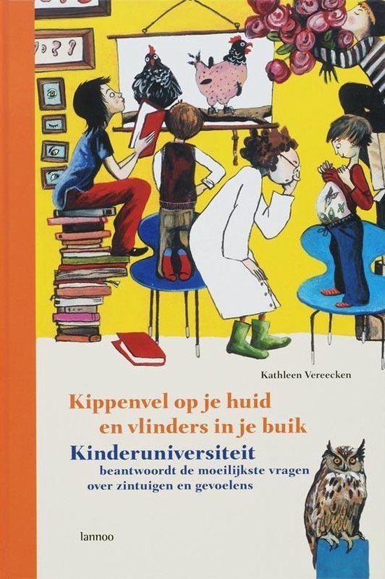 boek: kinderuniversiteit rood/blauw/oranje, Boeken, Ophalen of Verzenden, Zo goed als nieuw, Non-fictie