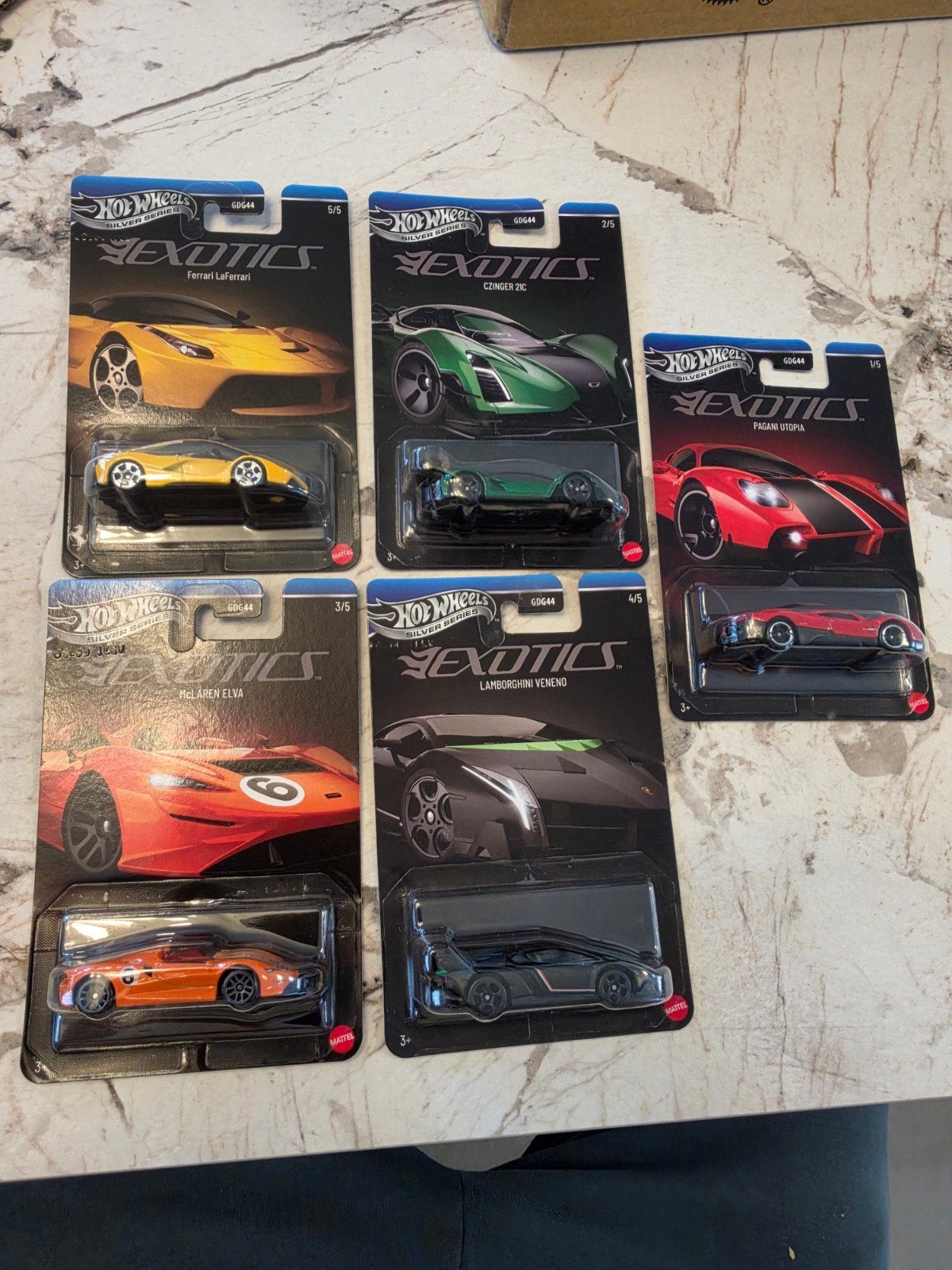 hot wheels silver series exotics, Ophalen of Verzenden