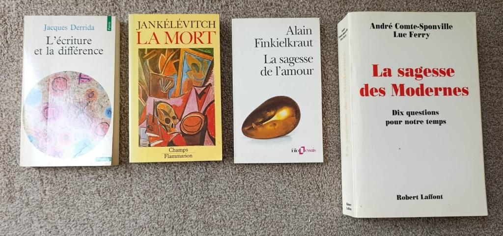Franse filosofie bundel: Derrida, Jankélévitch, Finkielkraut, Boeken, Filosofie, Ophalen of Verzenden, Gelezen, Wijsbegeerte of Ethiek