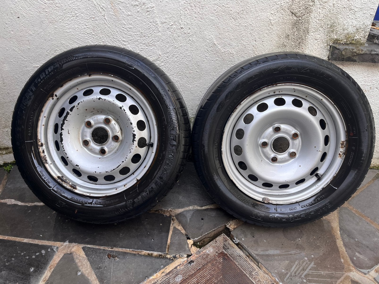 2 jantes 15 pouces 5x112 ET47, Autos : Pièces & Accessoires, Pneus & Jantes, 15 pouces, Pneus et Jantes, Pneus hiver, Véhicule utilitaire