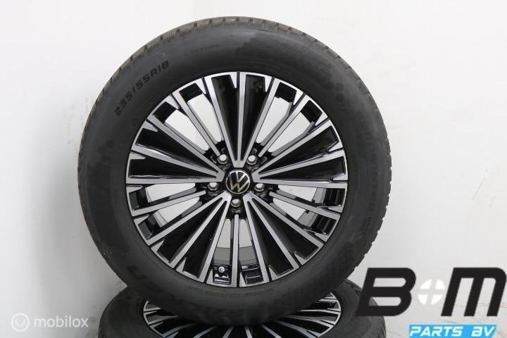 WINTER ORIGINEEL 18 inch Napoli velgen VW Tiguan 571601025K, 18 inch, Gebruikt, Banden en Velgen, Winterbanden