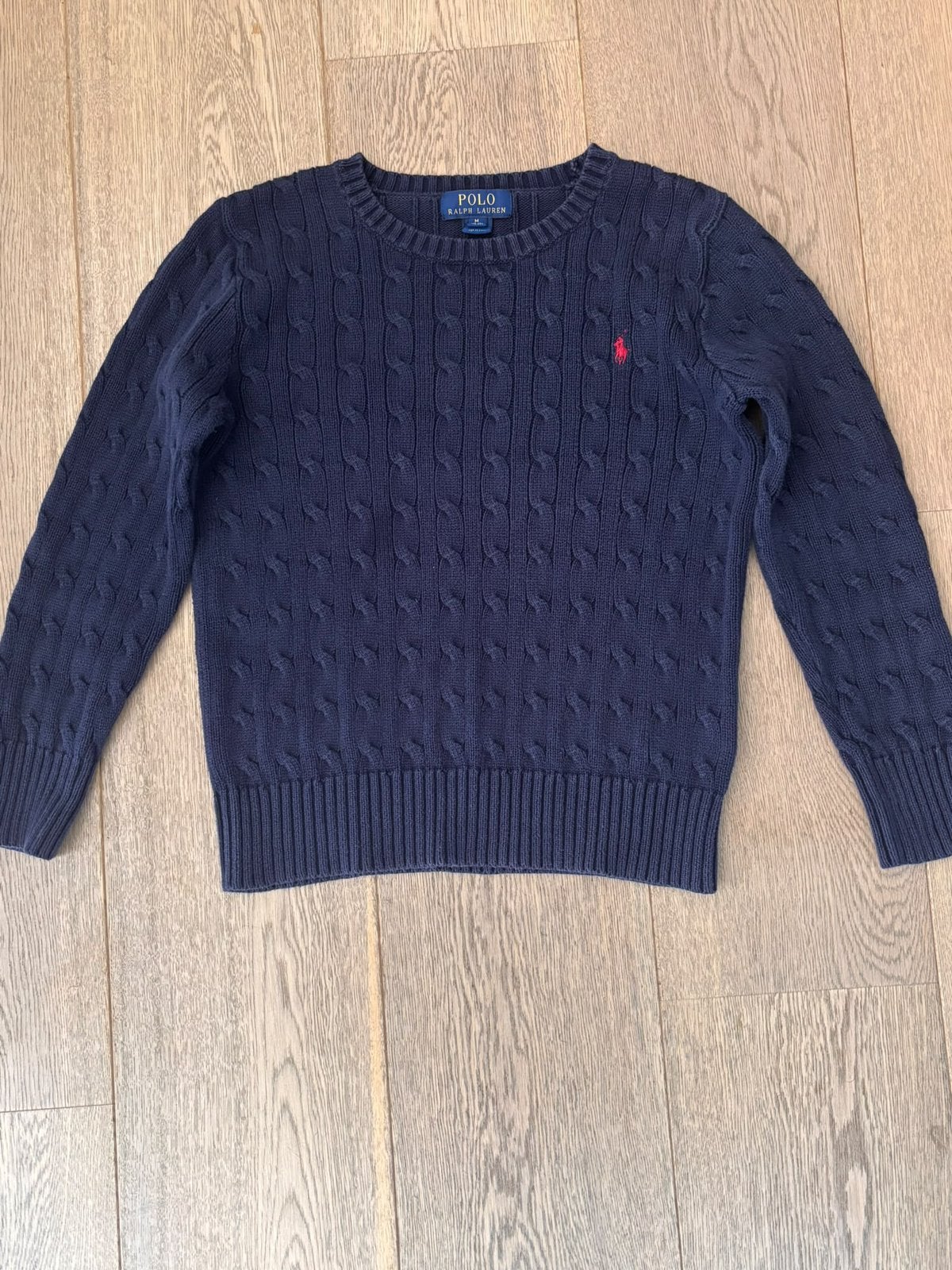 Kabeltrui ralp lauren 10-12 jaar, Kinderen en Baby's, Ophalen of Verzenden, Zo goed als nieuw, Meisje, Trui of Vest