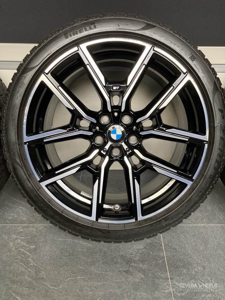 19” originele BMW I4 G26 velgen + winterbanden 859M 5x112, Pneus et Jantes, Véhicule de tourisme, -, 19 pouces