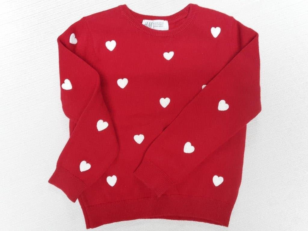 Splinternieuw warm truitje met hartjes, maat 104, Kinderen en Baby's, Kinderkleding | Maat 104, Meisje, Trui of Vest, H&M, Nieuw