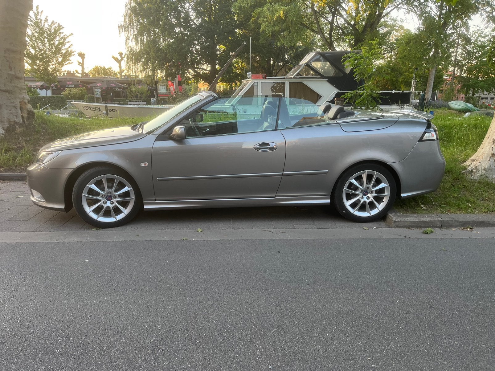 Prachtige Saab 9-3 Linaer in showroomconditie met Garantie, 4 zetels, 4 cilinders, Cabriolet, Leder