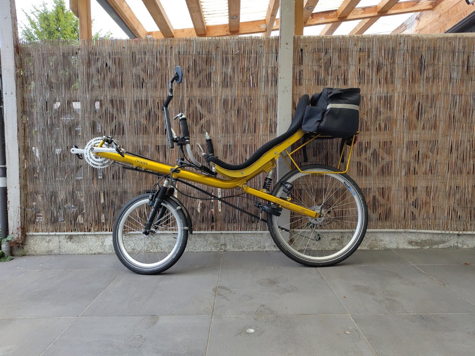 Vélo allongé Challenge Twister, Vélos & Vélomoteurs, Frein sur jante, Guidon bas, Enlèvement, Utilisé