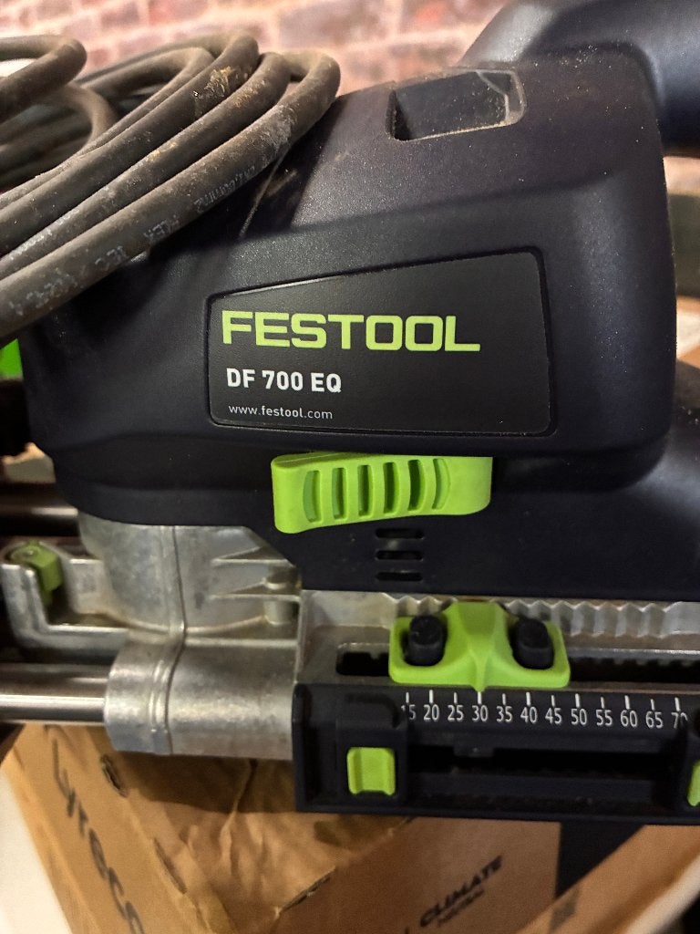 Festool Domino XL  DF 700 EQ avec mèches et tenons, Bricolage & Construction, Électrique, Comme neuf, Enlèvement, Autres types