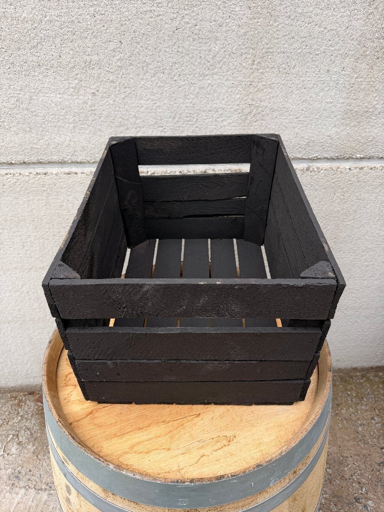 Zwarte Fruitkisten, Ophalen, Minder dan 50 cm, Minder dan 50 cm, Zo goed als nieuw