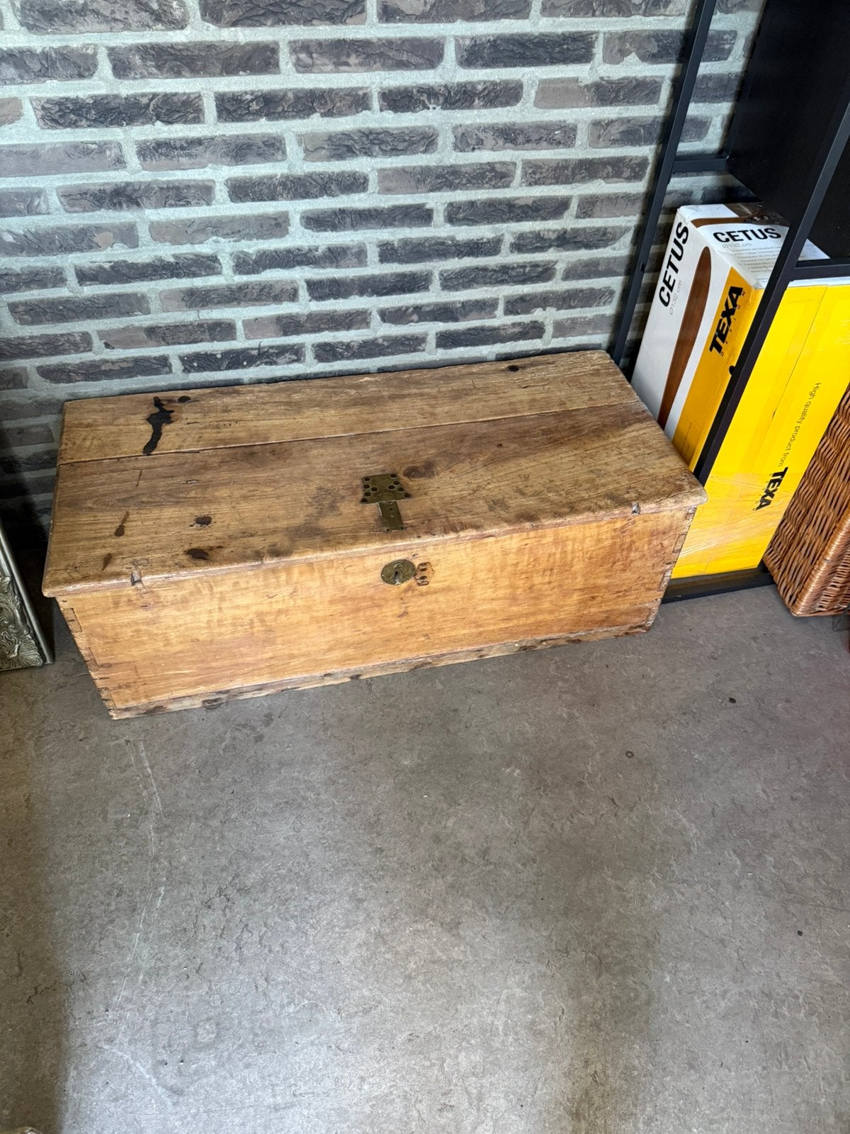 Houten kist, Ophalen, Gebruikt
