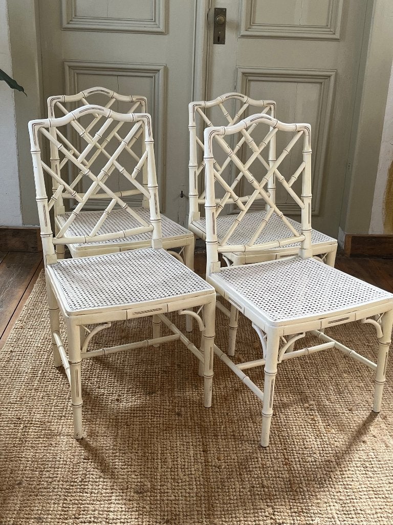 Faux Bamboo, Jonathan Adler, stoelen, Ophalen