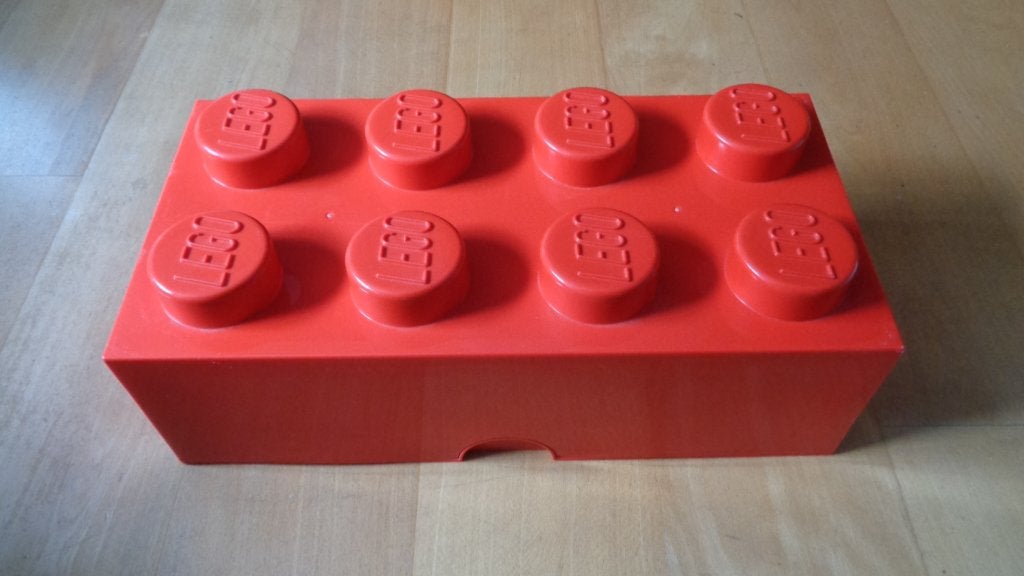lego grote opbergbox rood, Ophalen, Overige thema's, Lego, Overige typen