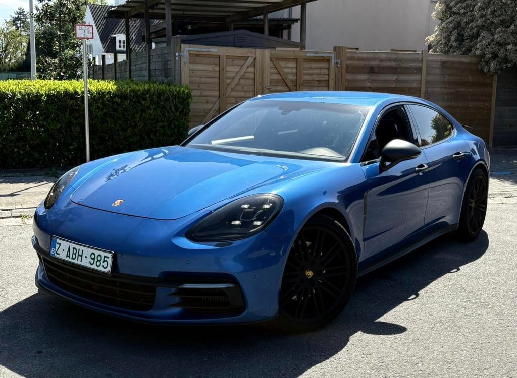 Porsche Panamera 4S Diesel V8 4.0 (2017) – 60.000 km, Auto's, Automaat, Zwart, 4000 cc, Blauw