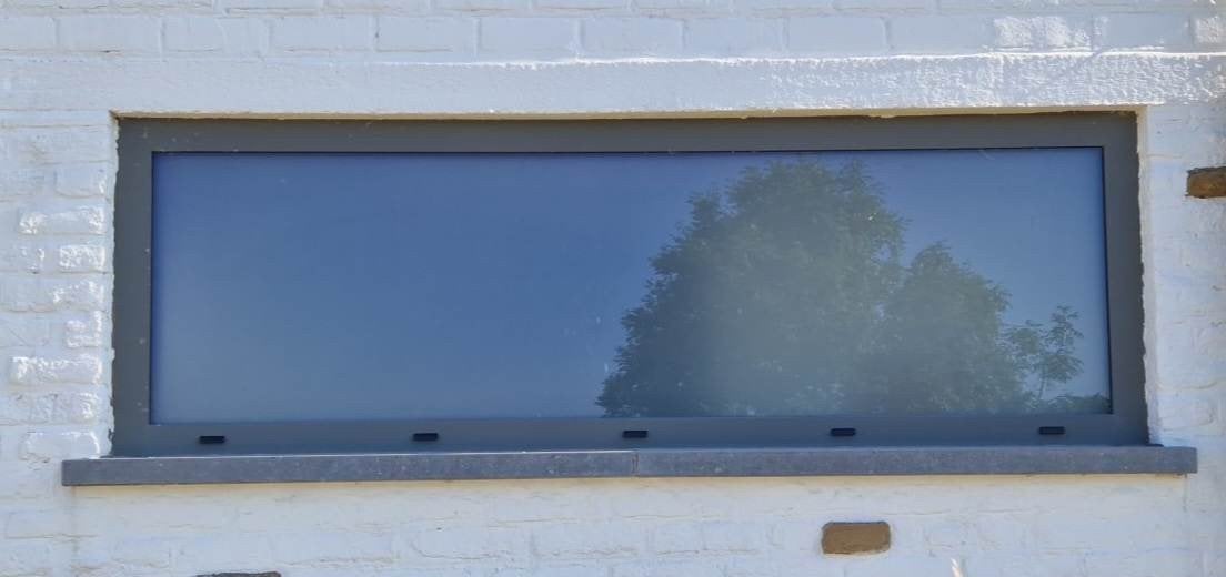 châssis aluminium RAL 7039, Bricolage & Construction, Enlèvement, Comme neuf, Aluminium