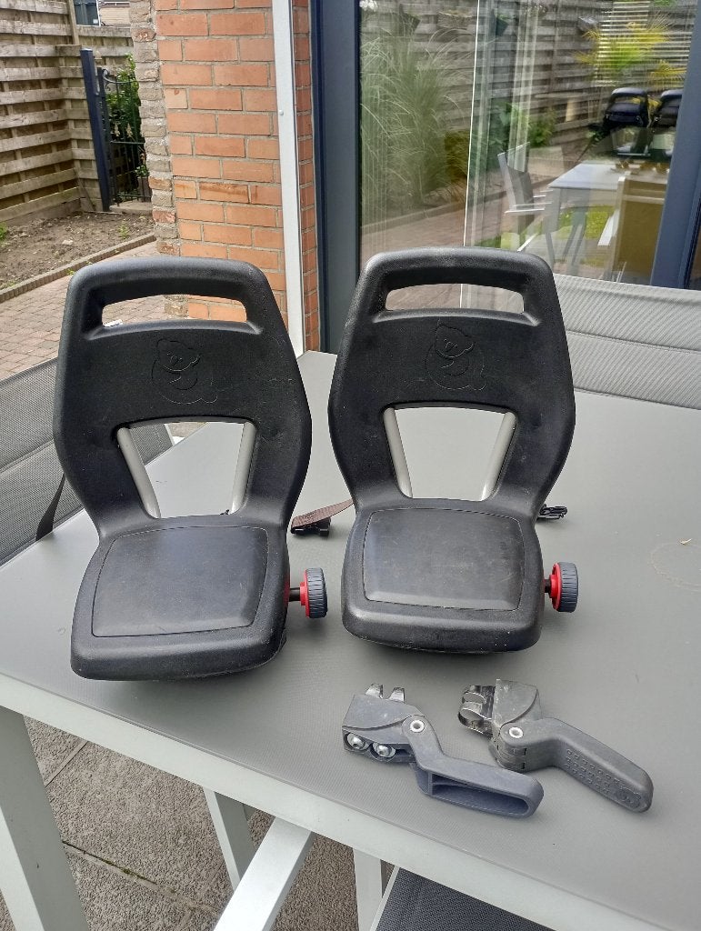 fietszitje, Fietsen en Brommers, Fietsaccessoires | Fietsstoeltjes, Ophalen, Achterzitje, 15 t/m 36 kg, Qibbel